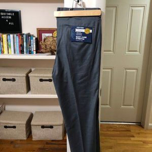 Men's Dress Pants 34 X 30, JCP Stafford Collection, Timed Gray